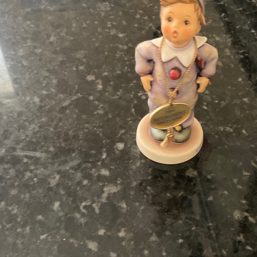 Brand newGoebel Porcelain Base with Blue Stamp